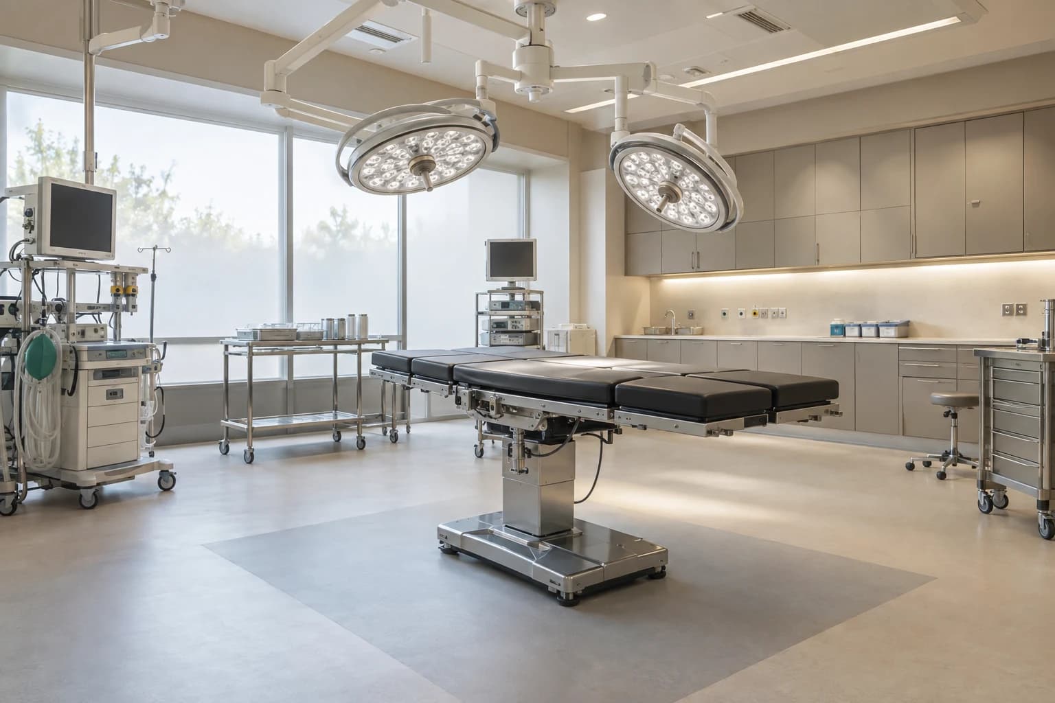 Illustrative modern operating room